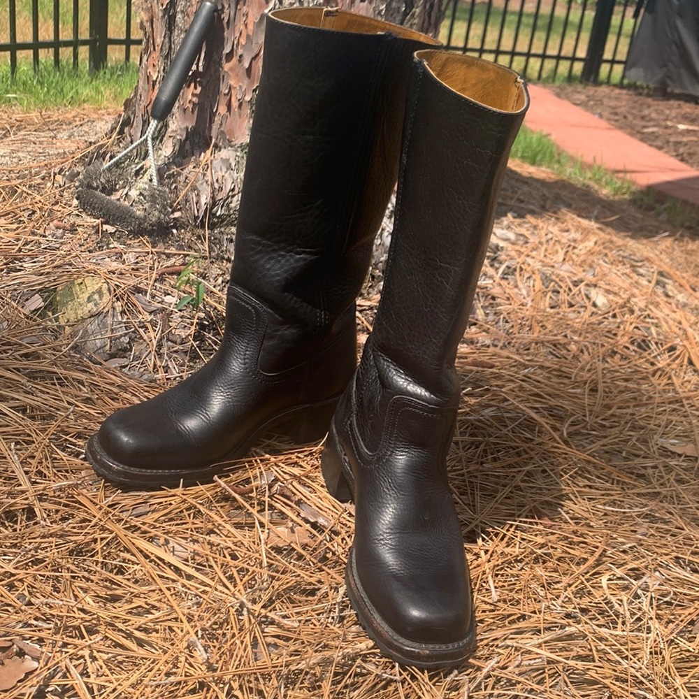 Frye 14L Campus leather boots